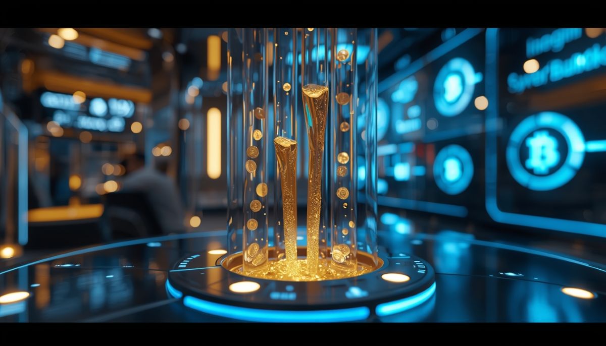 Infografía conceptual de Staking Líquido y DeFi 2026.