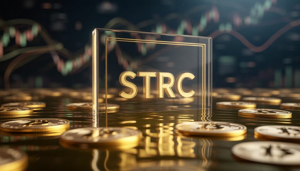 Acciones preferentes STRC y Bitcoin de Strategy.