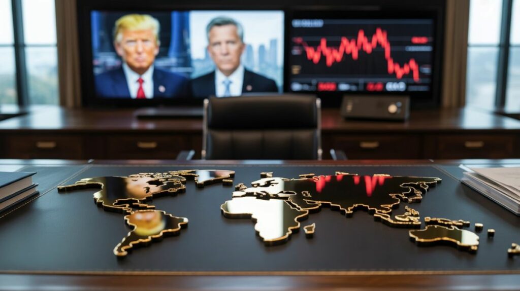 Gráfico del desplome del oro, plata y petróleo en Wall Street.