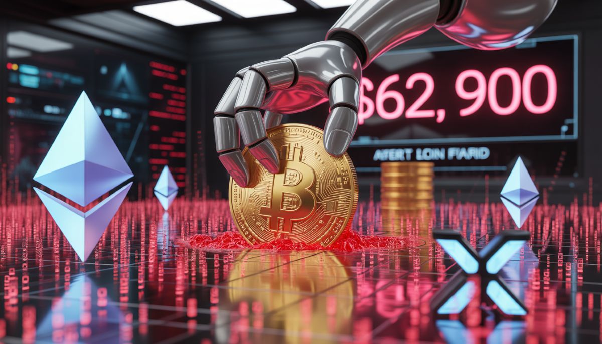 Caída del mercado de criptomonedas por el miedo a la disrupción de la IA en 2026.