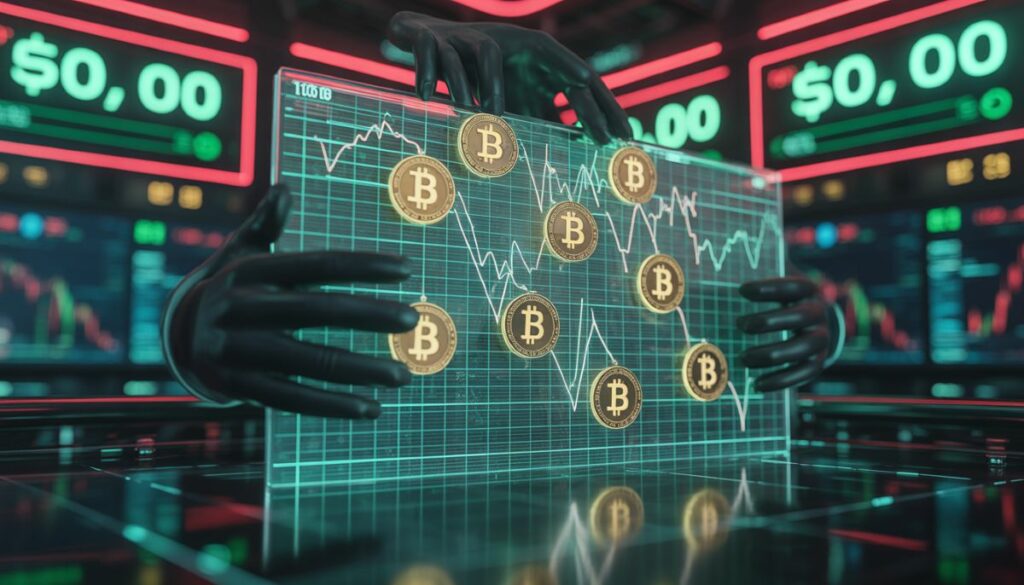 Análisis de la caída del precio de Bitcoin por la cobertura de los creadores de mercado.