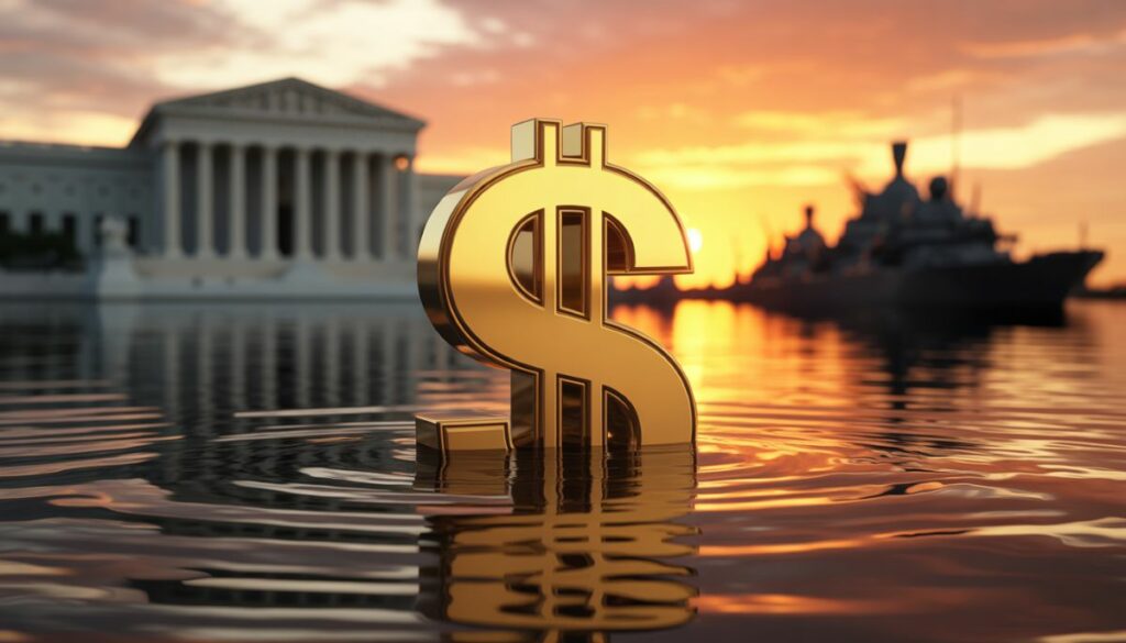 Caída del precio del dólar y conflicto de aranceles de Trump con Irán.