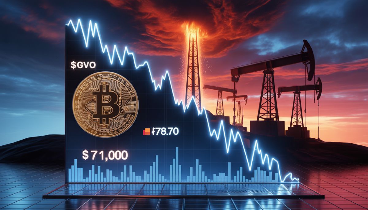 El precio de Bitcoin retrocede a 71,000 dólares mientras el software sube en 2026.