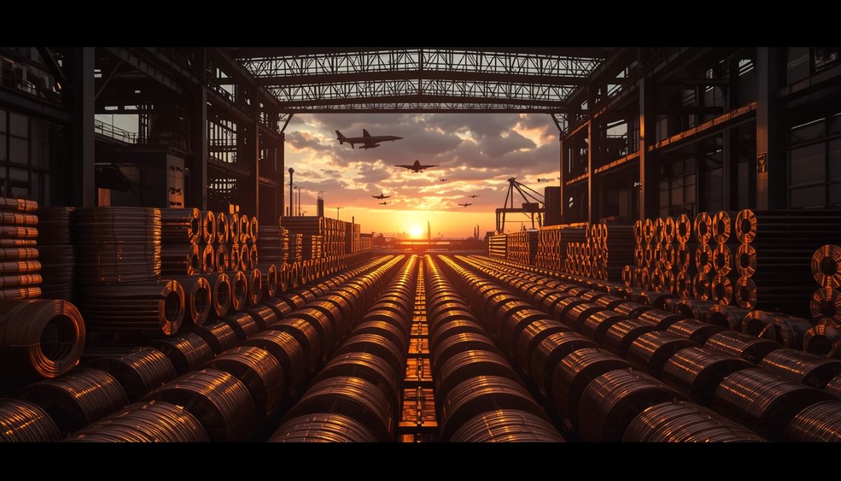 caída del precio del cobre por conflicto en Irán y cierre de Ormuz.