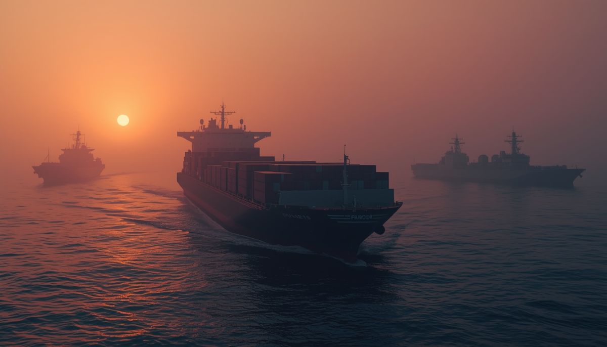 Buques de alimentos bloqueados en el Estrecho de Ormuz 2026.