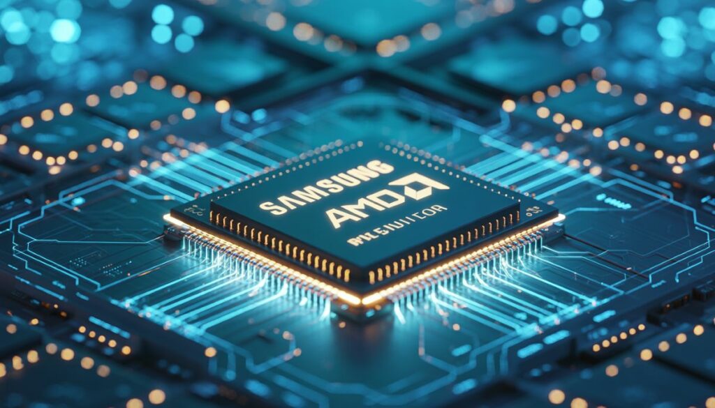 Samsung AMD para el desarrollo de chips de IA.
