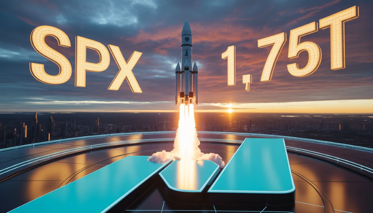 Salida a bolsa de SpaceX en el Nasdaq con valoración de 1.75 billones.