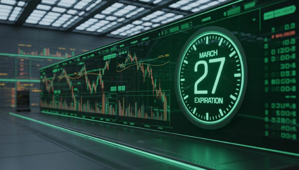 Vencimiento masivo de opciones de Bitcoin y Ethereum Deribit.