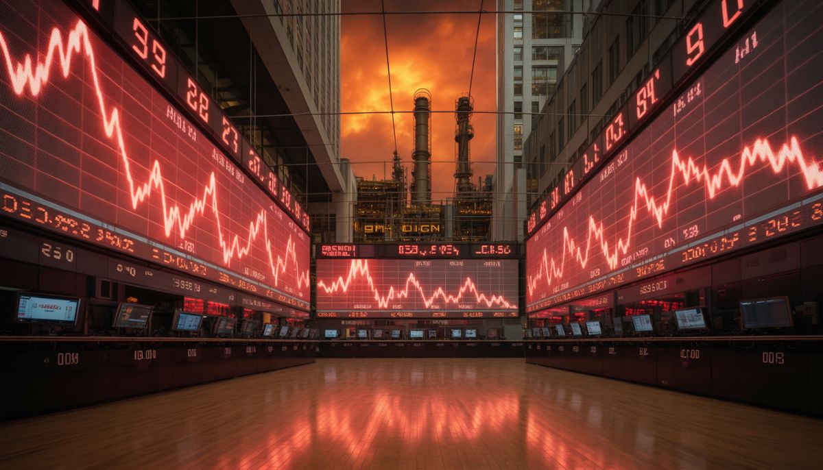 Caída de Wall Street y subida del petróleo a 80 dólares en marzo de 2026.