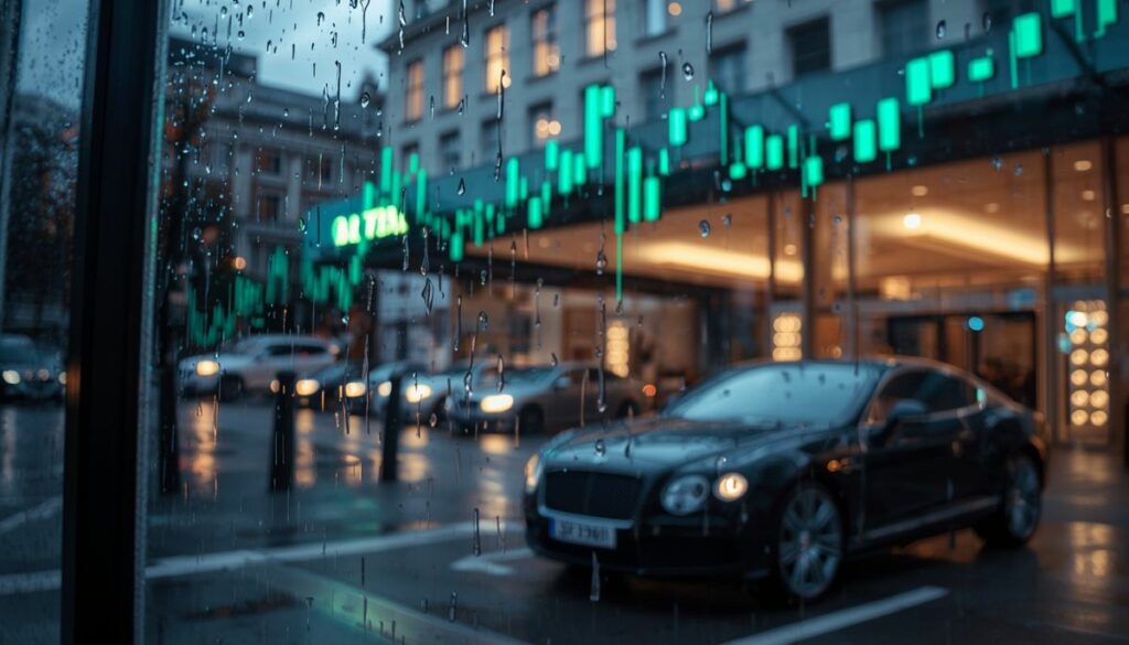 Concesionario de coches en Londres afectado por el escándalo de préstamos de automóviles de la FCA.