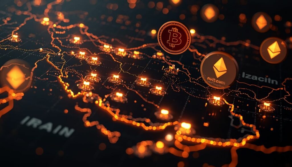 Gráficos de mercados de criptomonedas afectados por el conflicto de Irán y el petróleo.