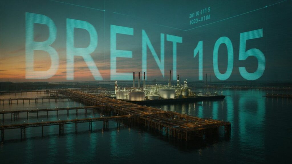 Crisis del petróleo y el impacto en el precio del barril Brent.