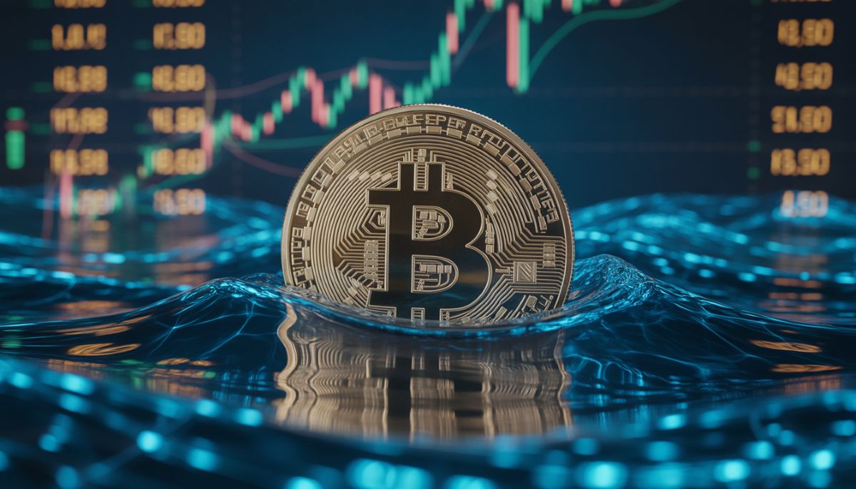 Gráfico de Bitcoin acercándose a la zona de compra histórica y precio realizado.