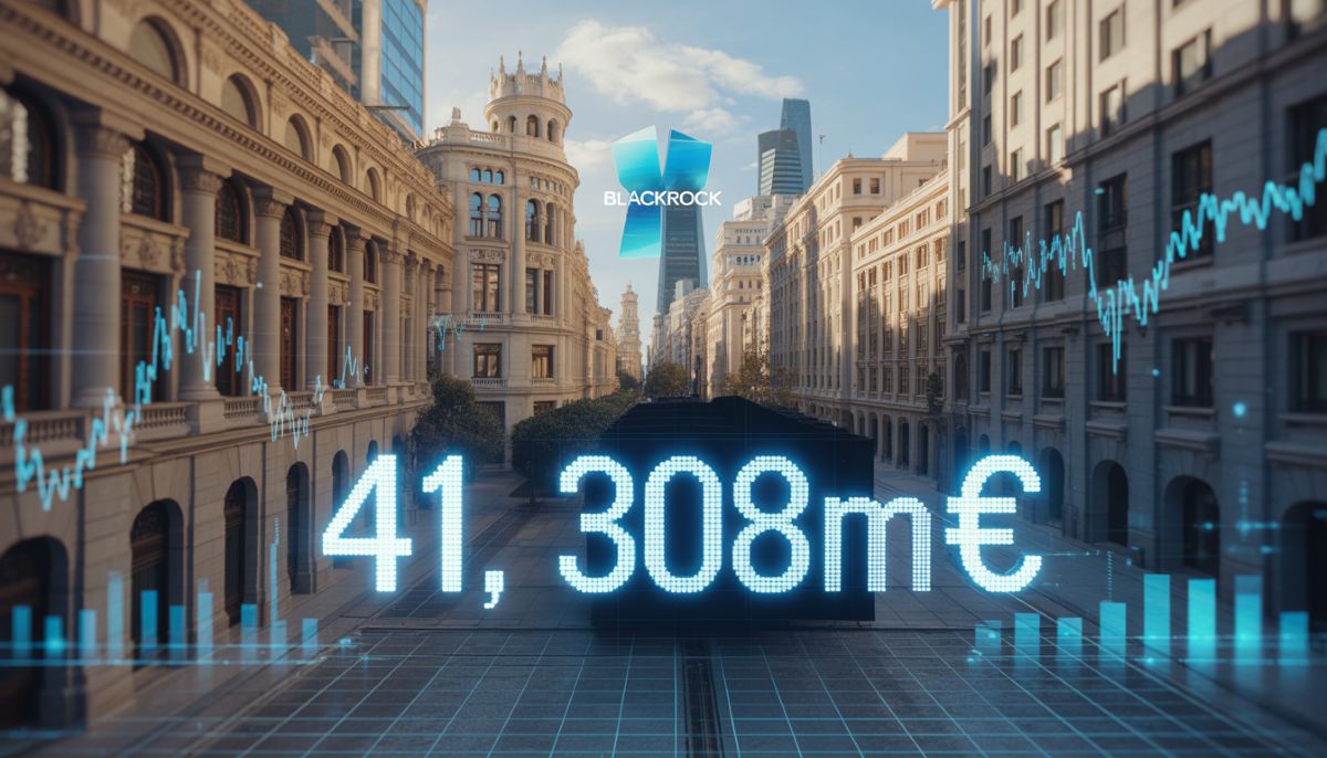 Poder de la gestora de fondos BlackRock en el Ibex 35.