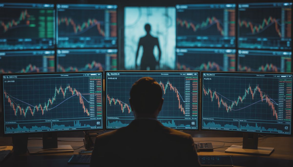Gráfico del token RAVE mostrando una subida vertical del 4.500%.