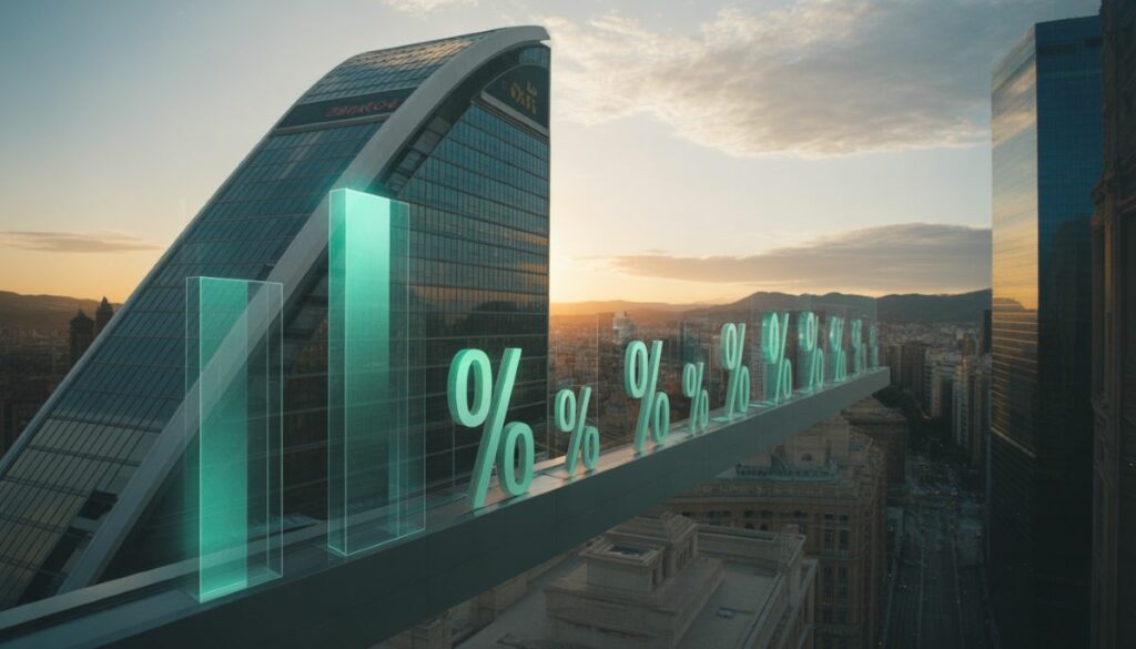 Previsiones de resultados positivos para la banca española en 2026.