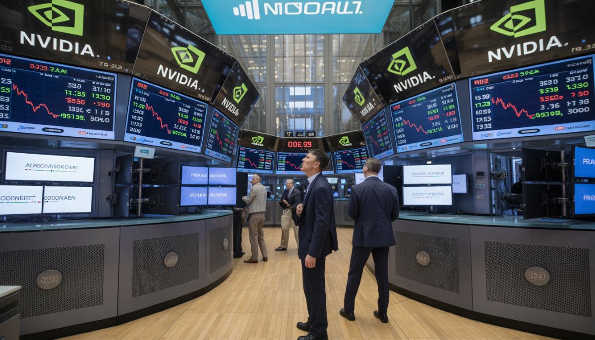 Caída del sector tecnológico en la bolsa de Nueva York.