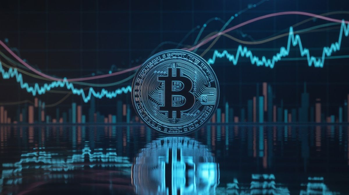 Gráficos técnicos mostrando la advertencia de Bitcoin y niveles de soporte.