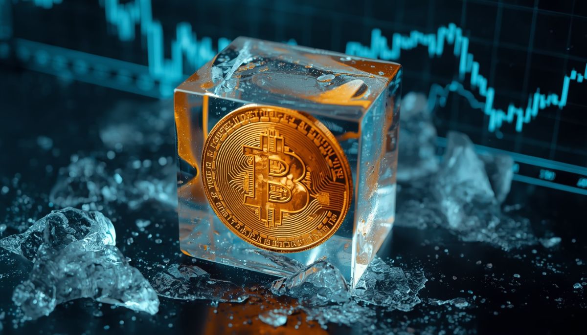 Gráficos de consolidación y análisis técnico sobre el precio de Bitcoin.