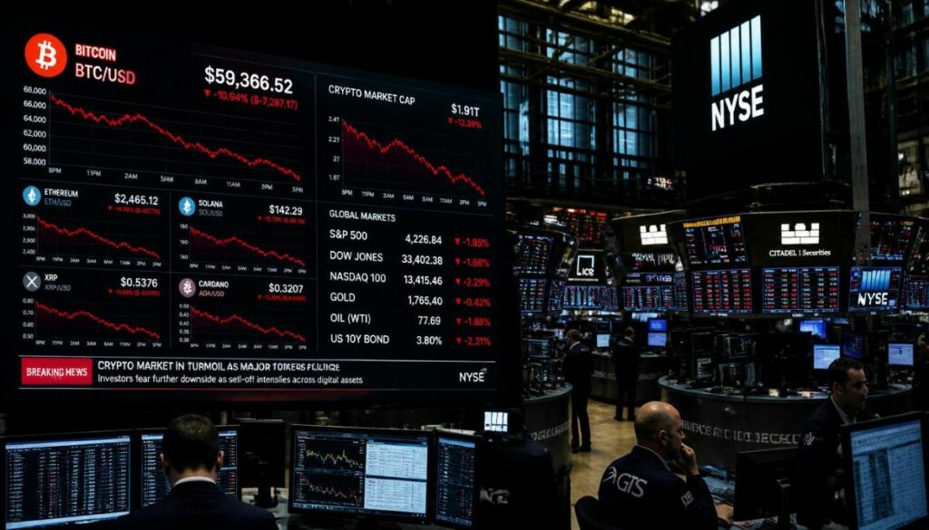 Análisis de las liquidaciones de posiciones largas en el mercado cripto.