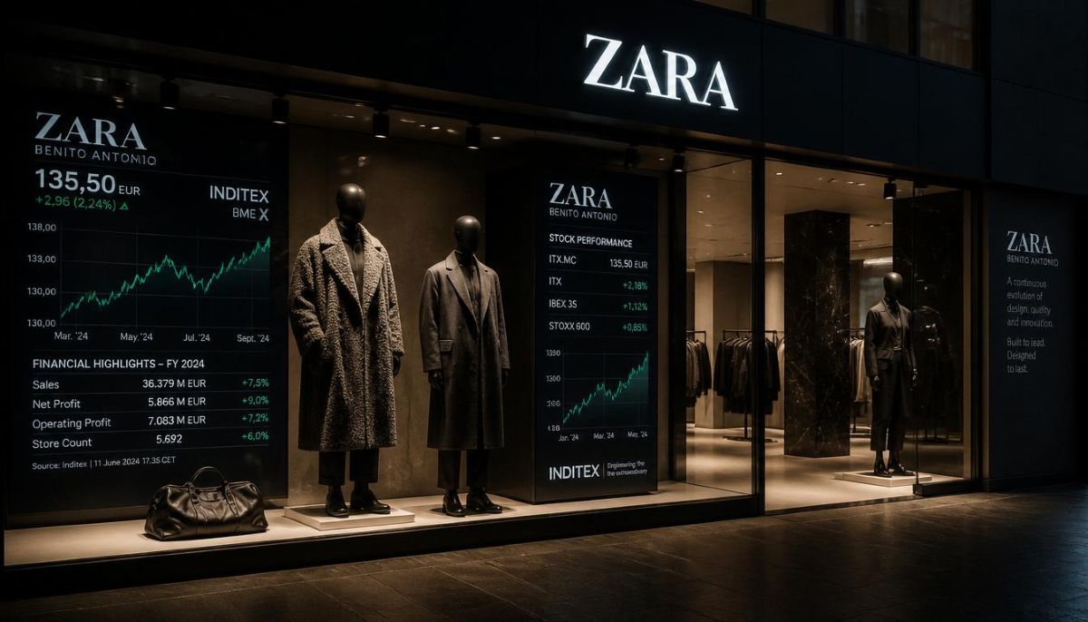 Análisis financiero de las acciones de Inditex y su relación con el Dólar activo refugio.