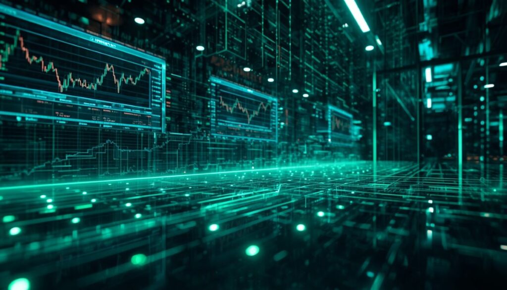 Gráficos de inteligencia artificial máximos en Wall Street.