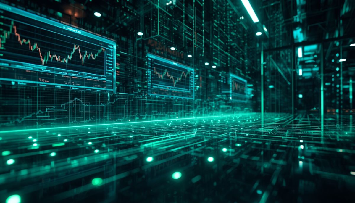 Gráficos de inteligencia artificial máximos en Wall Street.