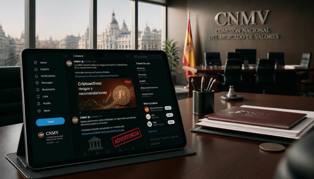Análisis de las directrices normativas de la CNMV sobre la promoción de criptoactivos.