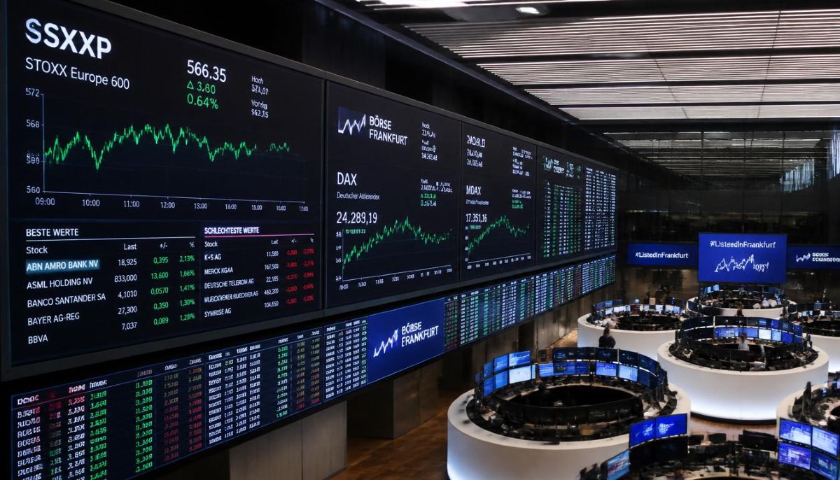 Análisis gráfico del rendimiento y la evolución del índice europeo STOXX 600.