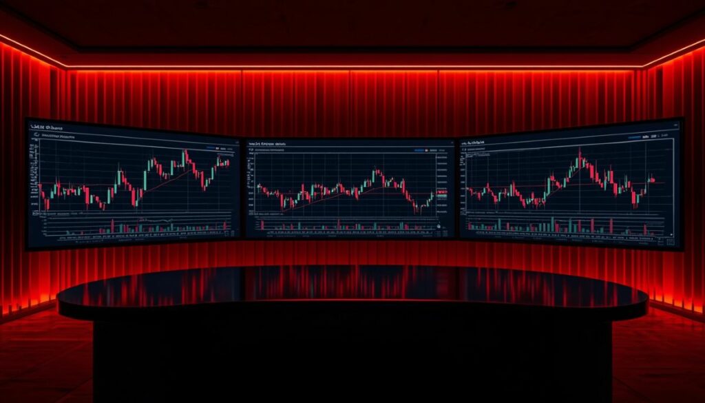 Análisis gráfico del flujo de capitales y la volatilidad en las principales criptomonedas de inversión.