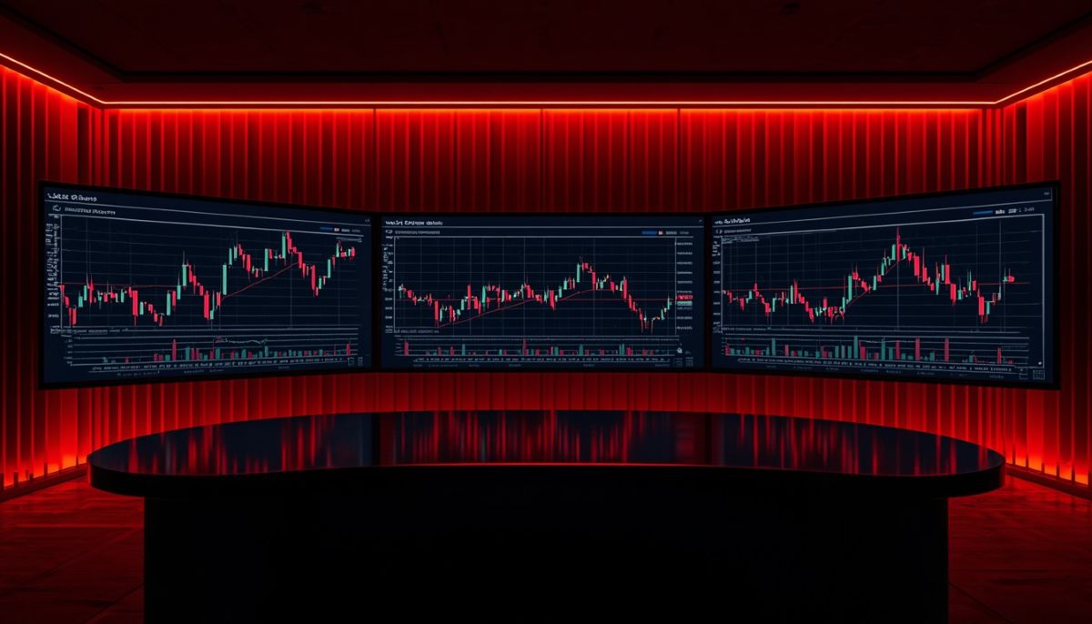 Análisis gráfico del flujo de capitales y la volatilidad en las principales criptomonedas de inversión.
