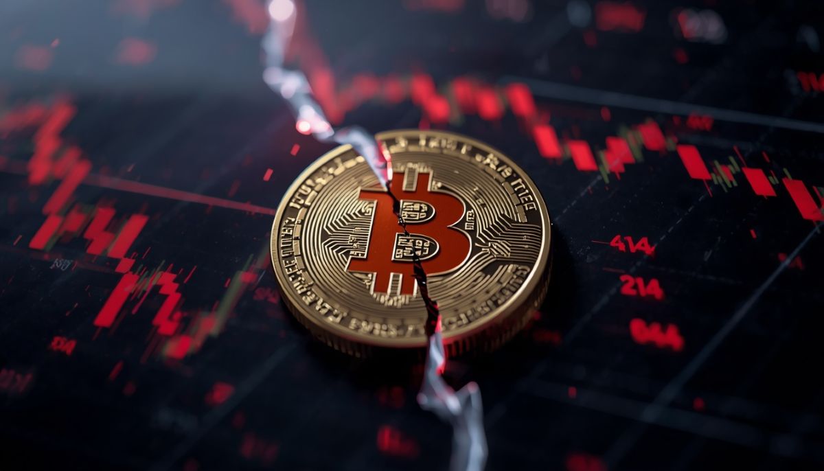 Gráficos técnicos y corrección del precio de Bitcoin en el mercado.
