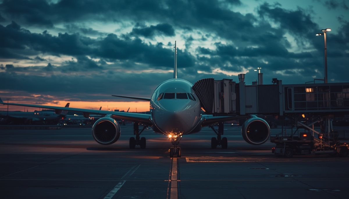 Avión en tierra tras la suspensión de operaciones de Spirit Airlines.