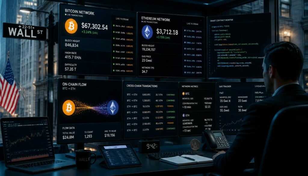 Análisis institucional sobre las transacciones on-chain y los flujos de capital dentro del mercado de criptomonedas.