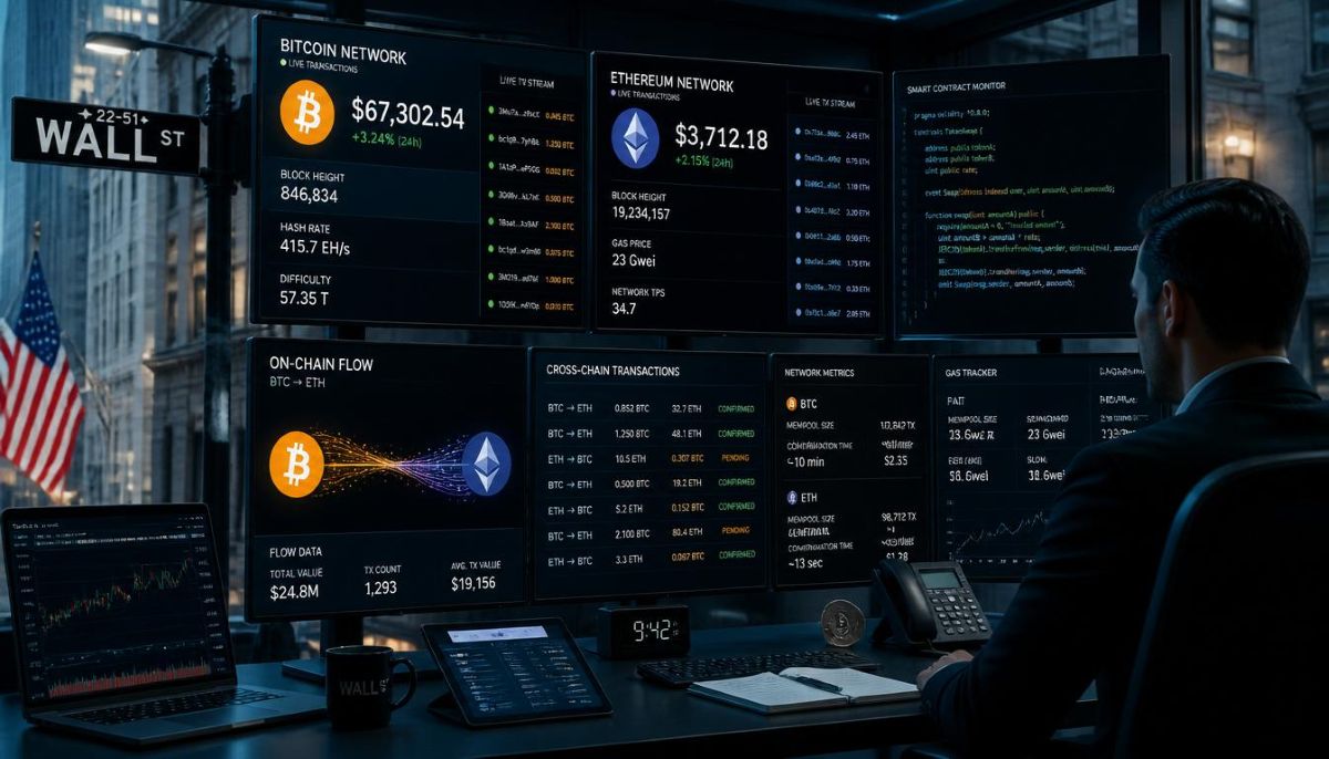 Análisis institucional sobre las transacciones on-chain y los flujos de capital dentro del mercado de criptomonedas.