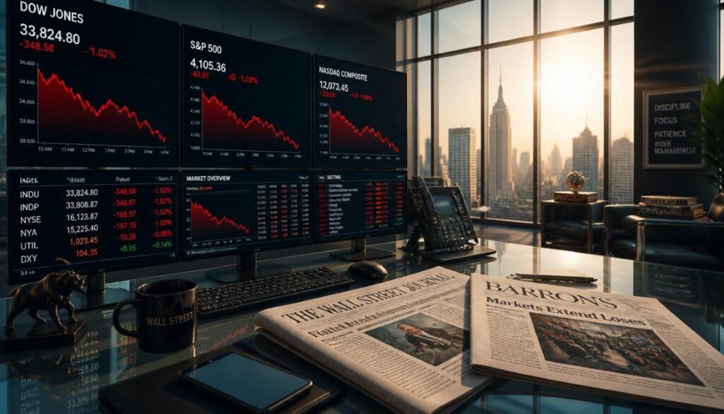 Análisis técnico de los índices de Wall Street y las cotizaciones del índice bursátil S&P 500.